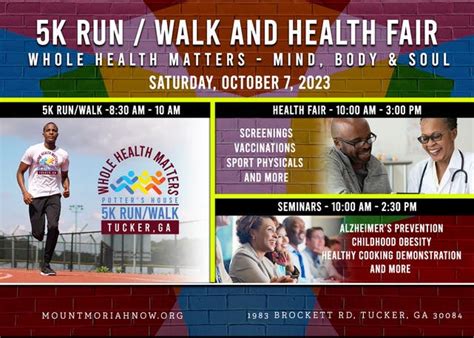 Oct 7 5k Run Walk Health Fair Tucker Ga Patch