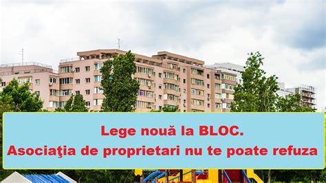 Obligatoriu în orice bloc din România Asociațiile de proprietari nu