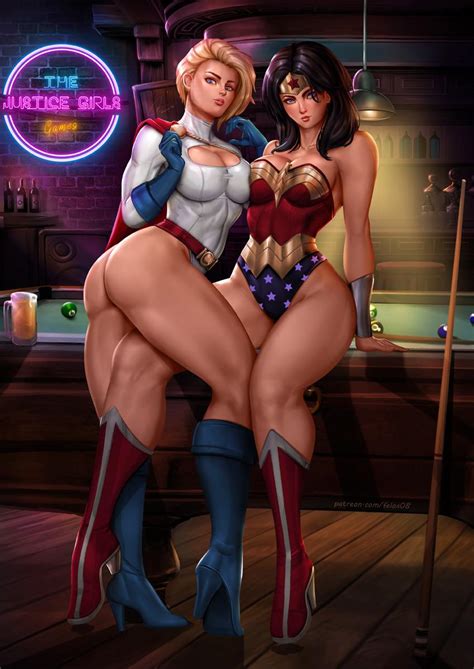 Power Girl And Wonder Woman Two Of The Hottest Women In The DC Universe DC Felox08 Hentai