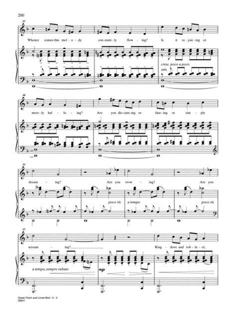 Green Finch and Linnet Bird (From "Sweeney Todd") | Sheet Music Plus