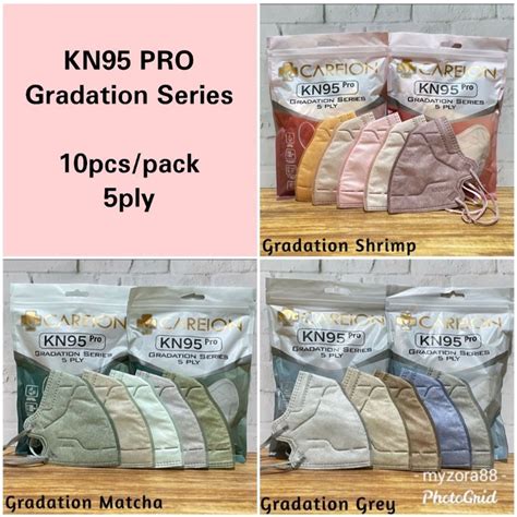 Jual Masker Kn Pro Kn Careion Gradation Series Mix Warna Pastel