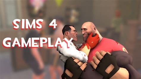 The Merc Sims Are Back And Heavy X Medic S First Date TF2 Sims 4