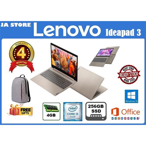 Lenovo Ideapad 3 15iil05 I3 1005g1 Original Shopee Malaysia