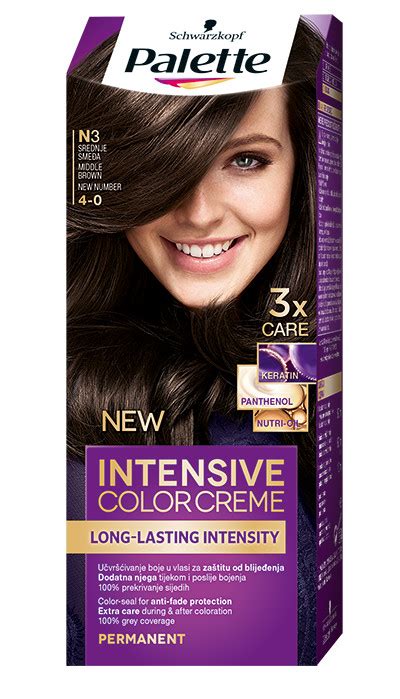 Schwarzkopf Haarfarbe Palette Intensive Color Creme 3 0 Middle Brown