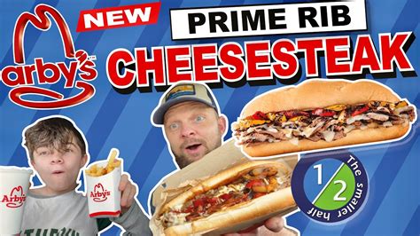 Arbys Prime Rib Cheesesteak Sandwich Review NEW 2021 YouTube