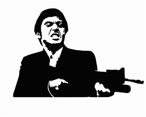 Scarface Stencil