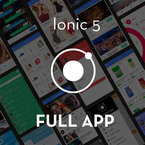 Ionic 5 Full App Complete Starter Ionic Marketplace