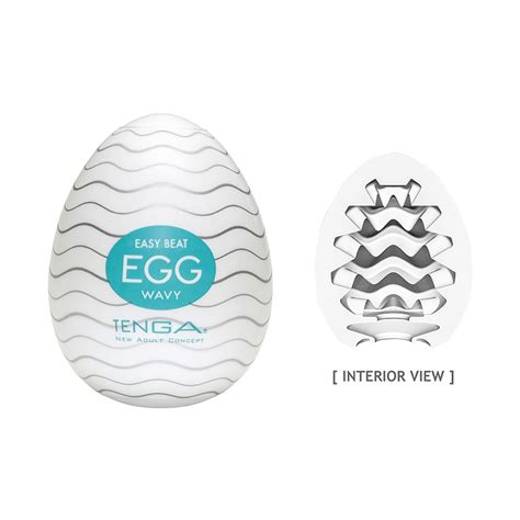 Tenga Egg Wavy Mens Disposable Discreet Masturbator Onacup Adult Sex Toy Shopee Singapore