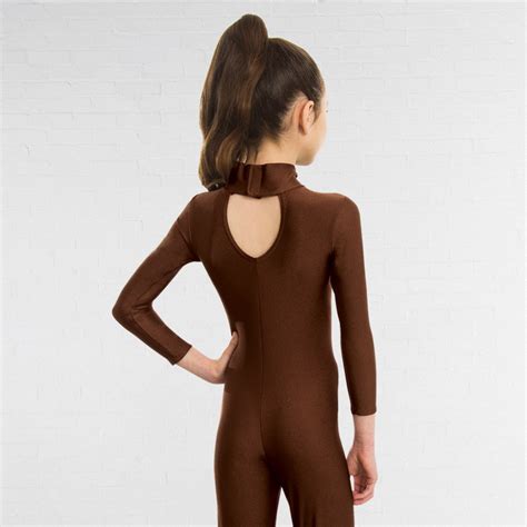 1st Position Toni Long Sleeved Keyhole Back Catsuit Dazzle Dancewear Ltd