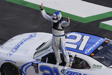 Georgia S Austin Hill Wins Nascar Xfinity Race In Atlanta