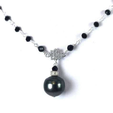 No Reserve Price Tahiti Pearls Necklace Near Round X Mm