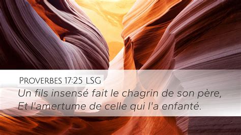 Proverbes Lsg Desktop Wallpaper Un Fils Insens Fait Le Chagrin