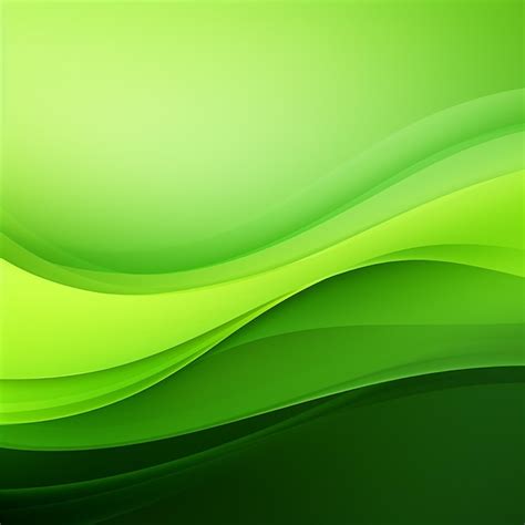 Premium Ai Image Abstract Green Background Dynamic Shapes Composition