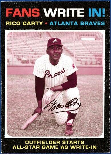 Rico Carty Of The Atlanta Braves Started Mlb All Star Game As A