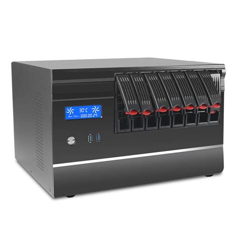 8 Bay Hot Swap NAS Case Ideal For Micro ATX Server Chassis