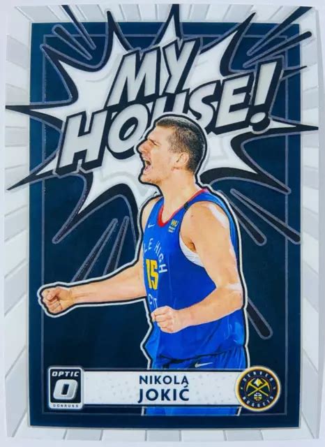 Nikola Jokic Denver Nuggets Panini Donruss Optic My House