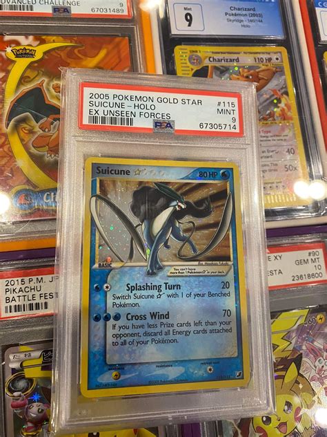 2005 Pokemon Gold Star EX Unseen Forces Sequential Entei 113 Raikou