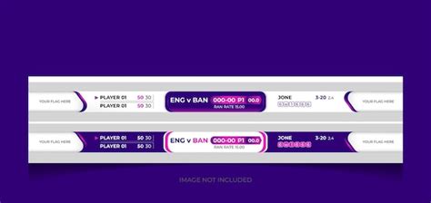 Premium Vector | Cricket world cup 2023 Tv Scoreboard modern Shapes Design