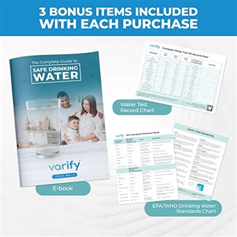 Varify In Drinking Water Test Kit Strips Bacteria Tests