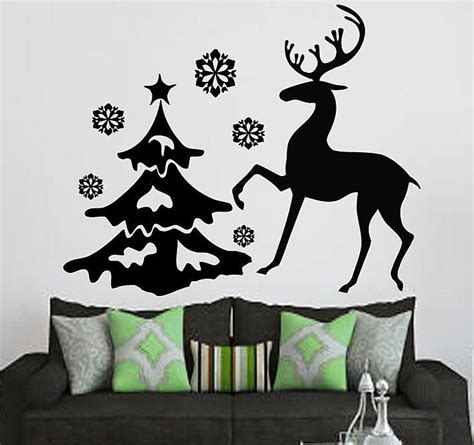 Christmas Tree Wall Sticker | Lounge | Wall Stickers | Wall Decal – Walldecals.ie