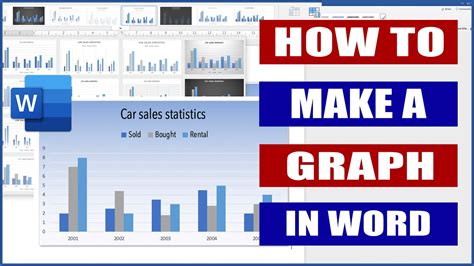 How To Make A Graph In Word Microsoft Word Tutorials Youtube