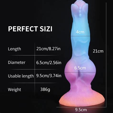 pcs Dildo De Pênis Animal Luminoso Macio Sex Toys Monster Dick Suction Cup Anal Plug Macho