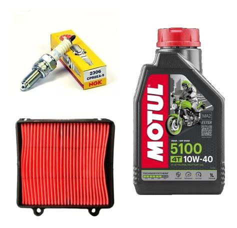 Kit Mantencion Honda Xr 150 L Filtro Bujia Aceite S S Cuotas Sin