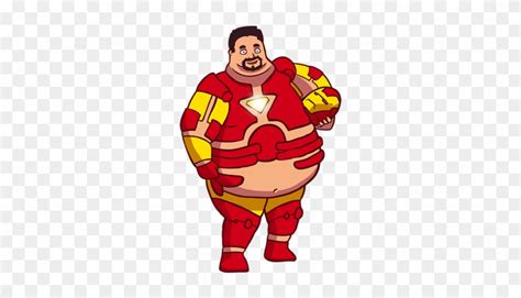 3022296 Slide Obeseironman Fat Iron Man Free Transparent Png