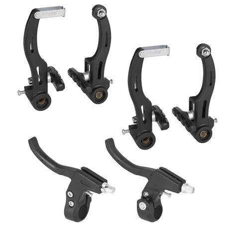 Bicimex Detalles Frenos Para Bicicleta V Brake 110mm Negro Plastificado Con Zapatas Palanca Y