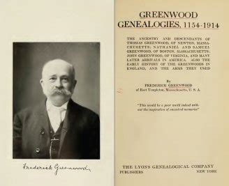 Greenwood Family History & One Name Study