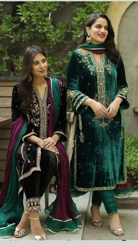 Velvet Pakistani Dress Pakistani Party Wear Dresses Beautiful