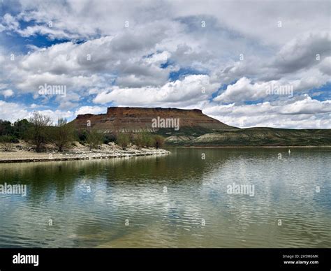 Scene from the Sweetwater County, Wyoming, portion of the Flaming Gorge National Recreation Area ...