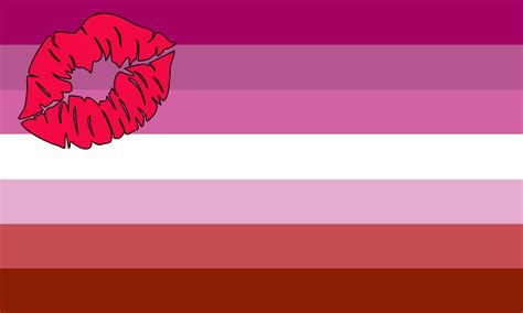 Lipstick Lesbian Flag Color Codes