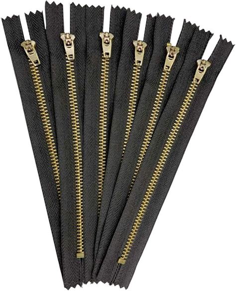 Bhavya Enterprises 16 Inch Metal Zippers Closed End 5 Black Tape