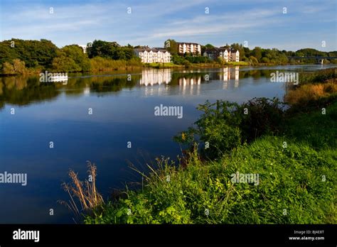 The River Bann at Coleraine in County Londonderry Northern Ireland one ...