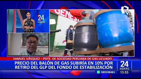 Precio del balón de gas subiría hasta 10 debido al retiro del GLP del