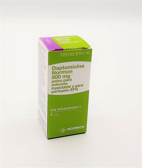 Daptomicina Normon Mg Polvo Para Solucion Inyectable Y Para