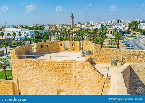 Monastir from Ribat Fortress Editorial Photo - Image of minaret, architecture: 99897936