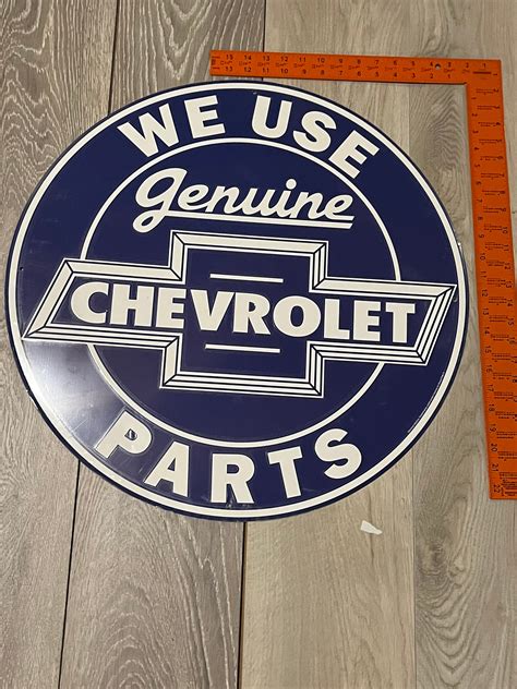 24in We Use Genuine Chevrolet Parts Sign - Etsy