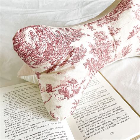 Coussin De Lecture Toile De Jouy Escale En Bord De Page