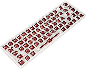 Kit DIY de Teclado Mecânico de 68 Teclas Interruptor 5V DC Hot Swappable 68 Teclas 0 5mA Kit de