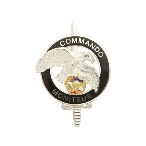 INSIGNE METAL BREVET CNEC MONITEUR COMMANDO REF 521