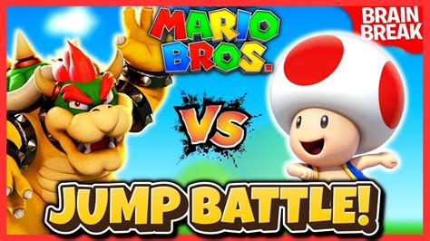 Mario Jump Battle Brain Break Jump Challenge Just Dance Freeze