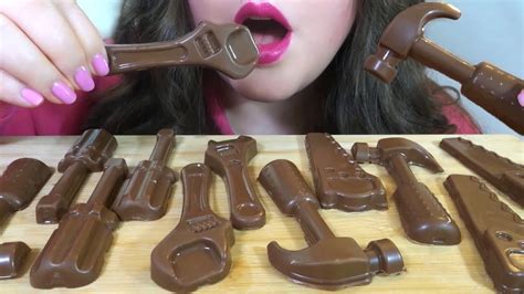 Asmr Edible Tools [chocolate] Satisfying Relaxing Eating Sounds Youtube