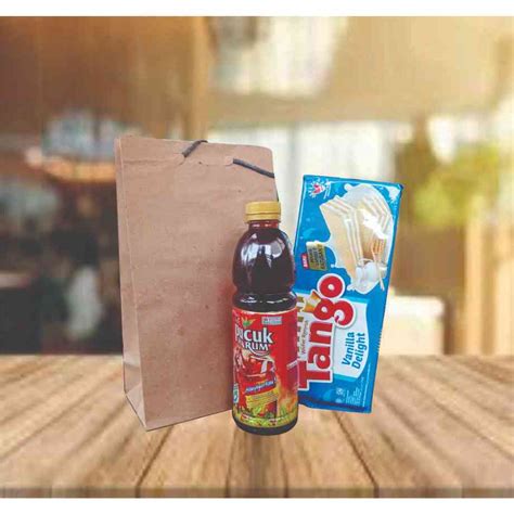 Jual Paper Bag Wafer Dan Minuman Coklat Polos Shopee Indonesia