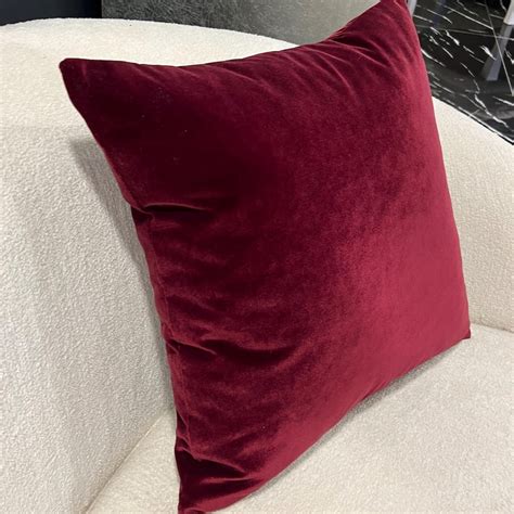 Burgundy Pillows - Etsy