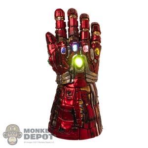 Monkey Depot Hand Hot Toys Endgame Battle Damaged Nano Gauntlet W Infinity Stones Light Up