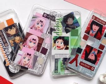 Anime Collage Phone Case Etsy