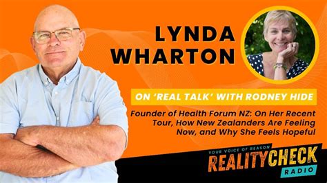 Lynda Wharton Founder Of The Health Forum Nz On Her Recent Tour How