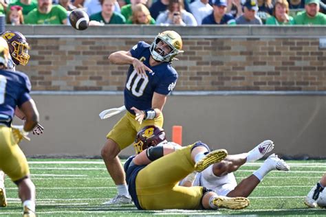 How Is Trouper Sam Hartman After Taking A Hit For Notre Dame Football